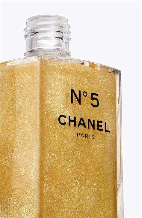 chanel 5 gold body oil|chanel no 5 body mist.